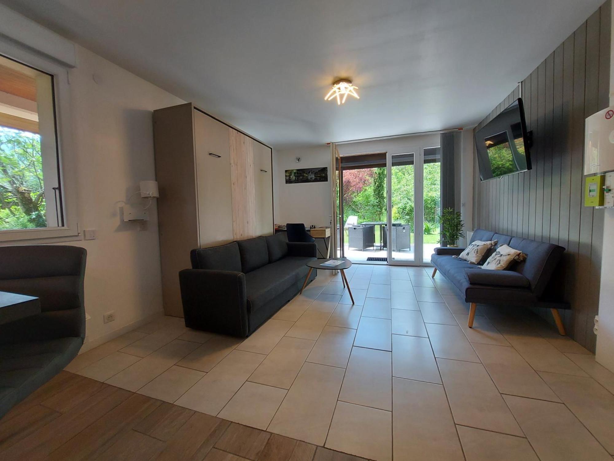Rare, Cosy Studio Terrasse Au Coeur De St-Jorioz Сен-Жорьо Екстериор снимка