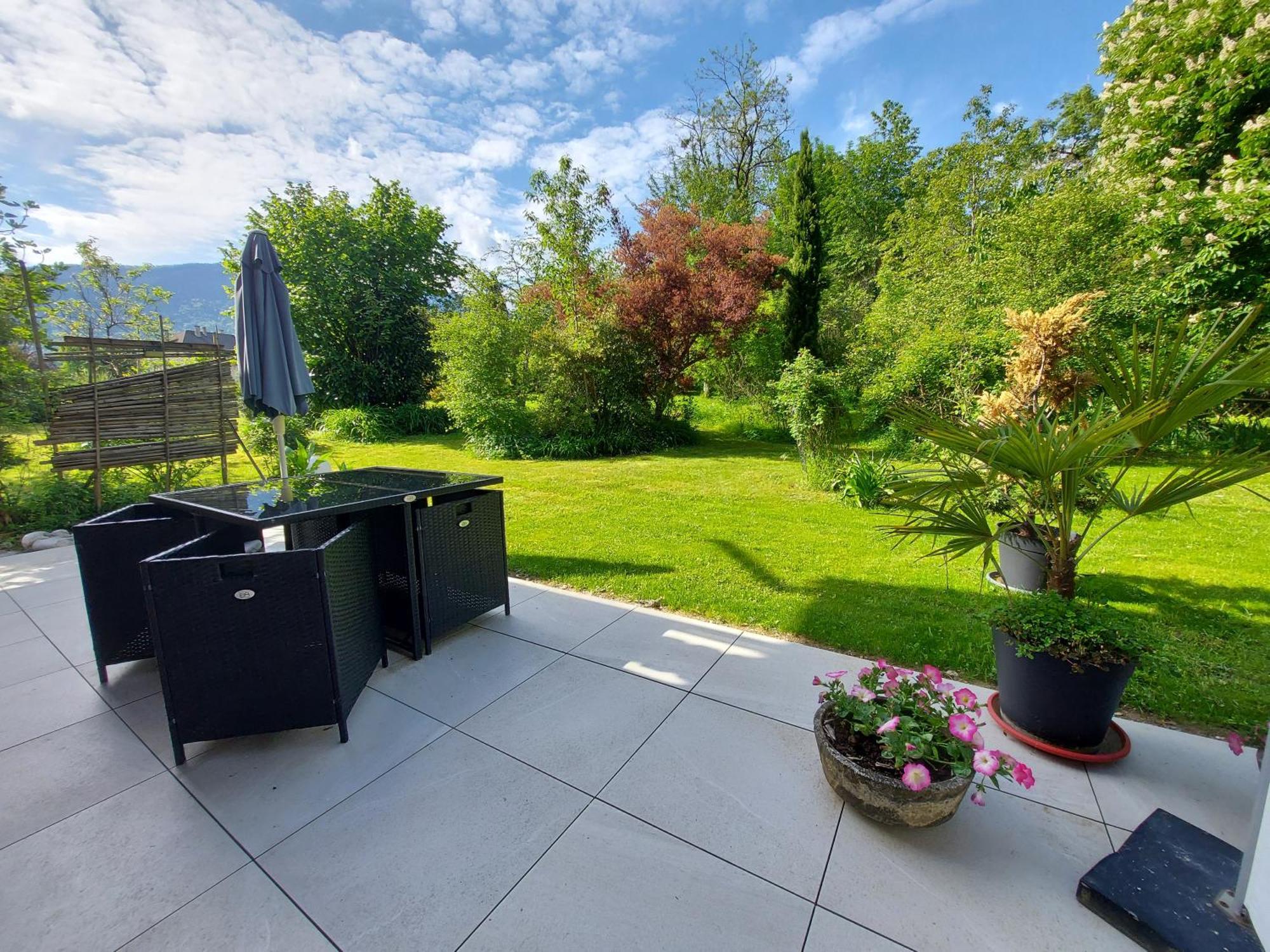 Rare, Cosy Studio Terrasse Au Coeur De St-Jorioz Сен-Жорьо Екстериор снимка